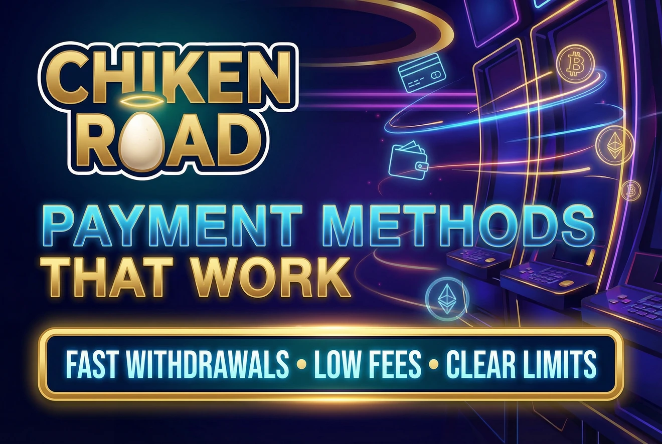 Deposit and withdrawal options for Chicken Road real-money play