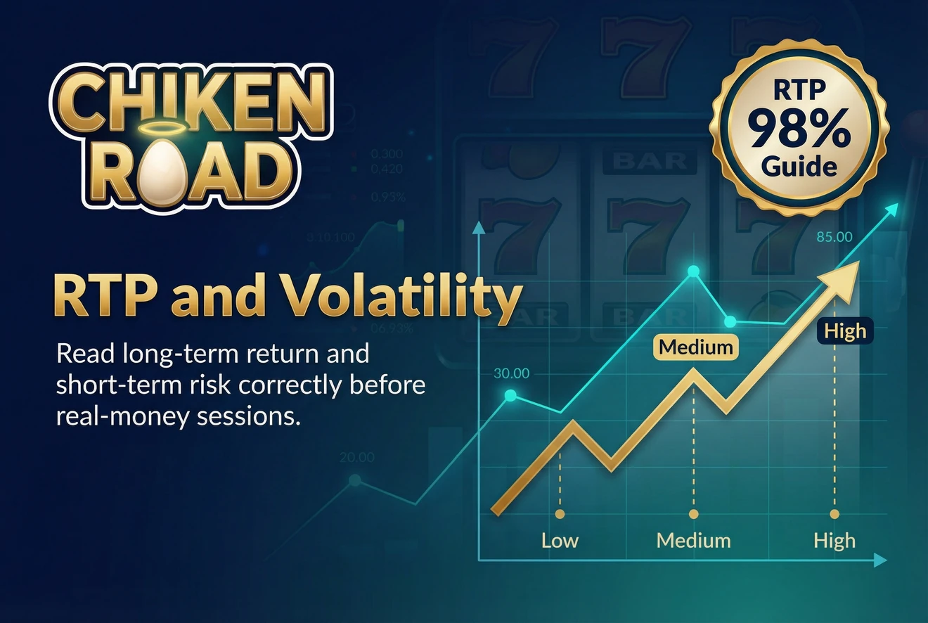 RTP and volatility analysis for Chicken Road