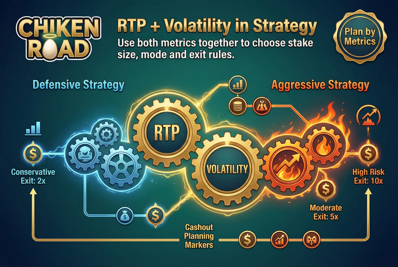 RTP and volatility interaction in strategy planning