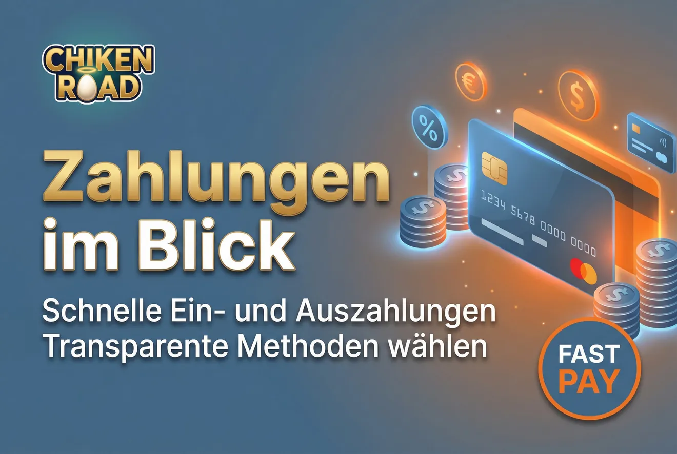 Einzahlungs- und Auszahlungsoptionen für Chicken Road Echtgeld